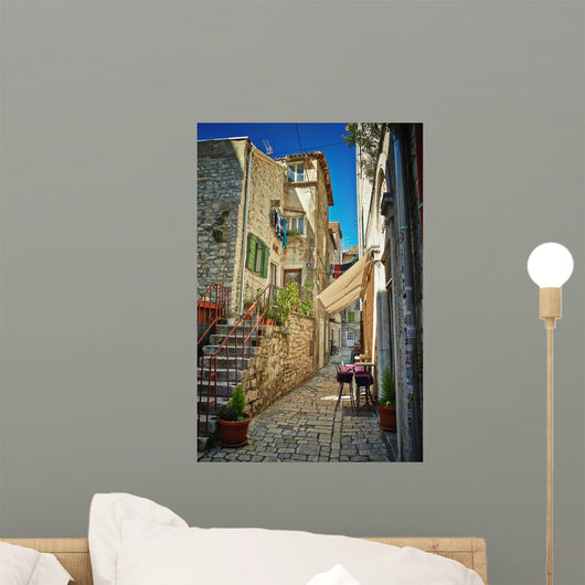 Traditional Old Street Croatia Wall Decal