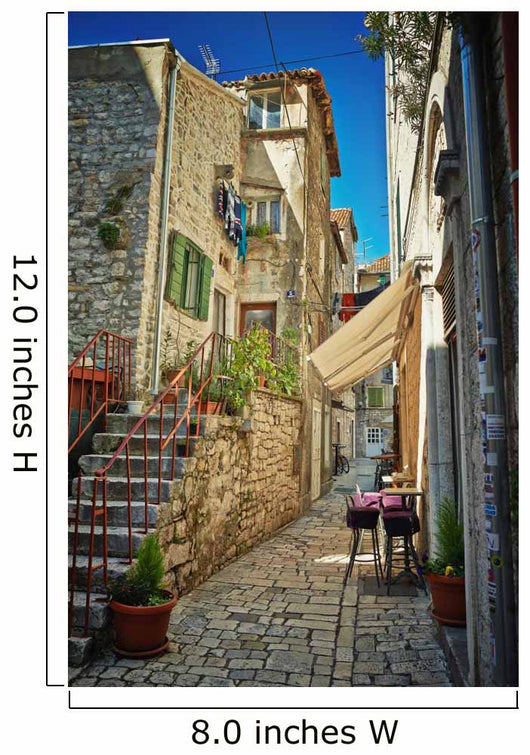 Traditional Old Street Croatia Wall Decal