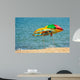 Beach Umbrellas Sea Wall Decal