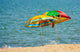 Beach Umbrellas Sea Wall Decal
