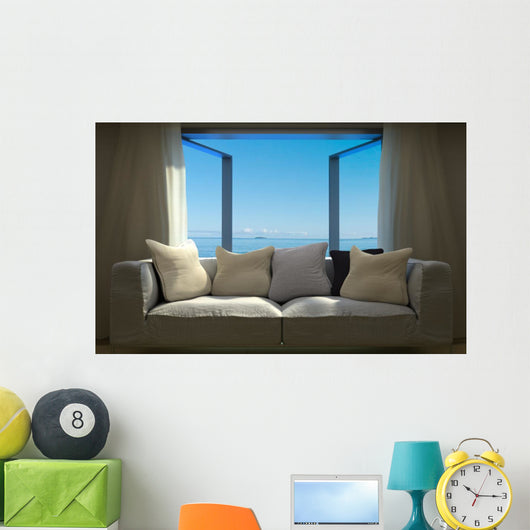 Vacation Concept with Interior Wall Decal
