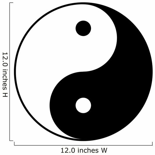 Ying Yang Wall Decal