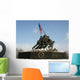Iwo Jima Memorial with Wall Decal