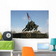 Iwo Jima Memorial with Wall Decal