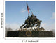 Iwo Jima Memorial with Wall Decal