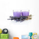 Lavender Candles with Fresh Wall Decal