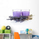 Lavender Candles with Fresh Wall Decal