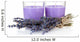 Lavender Candles with Fresh Wall Decal