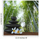 Zen Basalt Stones and Wall Decal
