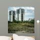 Desolate Suburb Landscape Wall Decal