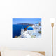 White Architecture Oia Village Wall Decal