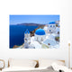 White Architecture Oia Village Wall Decal