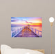 Wooded Bridge Port between Wall Decal