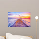 Wooded Bridge Port between Wall Decal