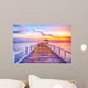 Wooded Bridge Port between Wall Decal