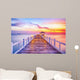 Wooded Bridge Port between Wall Decal