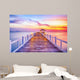 Wooded Bridge Port between Wall Decal
