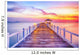Wooded Bridge Port between Wall Decal