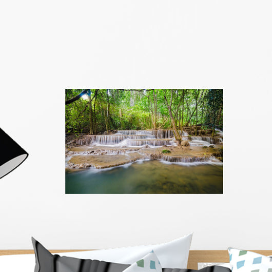 Huaymaekamin Waterfall 6th Floor Wall Decal