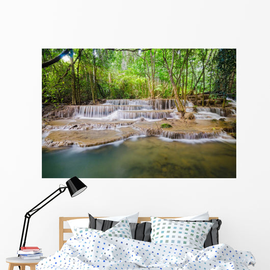 Huaymaekamin Waterfall 6th Floor Wall Decal