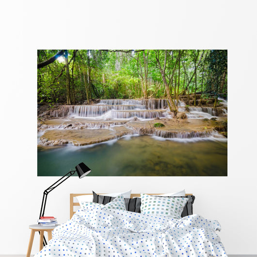 Huaymaekamin Waterfall 6th Floor Wall Decal