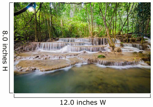 Huaymaekamin Waterfall 6th Floor Wall Decal