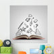 Opened Book Wall Decal