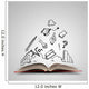 Opened Book Wall Decal