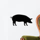 Pig Silhouette Wall Decal