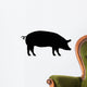 Pig Silhouette Wall Decal