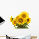 Bunch Sunflowers Wall Decal