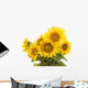 Bunch Sunflowers Wall Decal