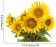 Bunch Sunflowers Wall Decal