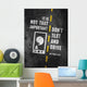 Texting and Driving Warning Wall Decal