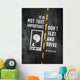 Texting and Driving Warning Wall Decal