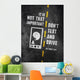 Texting and Driving Warning Wall Decal
