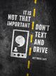 Texting and Driving Warning Wall Decal