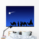 Nativity Story Traveling Magi Wall Decal