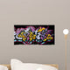 Graffiti Tag Yellow and Wall Decal