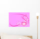 Swirly Pink Love Heart Wall Decal