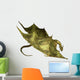 Green Scaled Dragon Crawling Wall Decal
