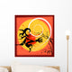 Flying Witch Wall Decal