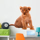 Cute Lion Cub Wall Decal