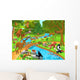 Wild Animals Living Forest Wall Decal