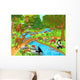 Wild Animals Living Forest Wall Decal