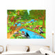 Wild Animals Living Forest Wall Decal