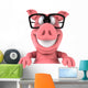Fun Pig Wall Decal