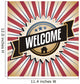 Welcome Home Vintage Vector Wall Decal