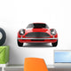 Red Classical Sports Car Grill Wall Decal