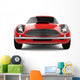 Red Classical Sports Car Grill Wall Decal